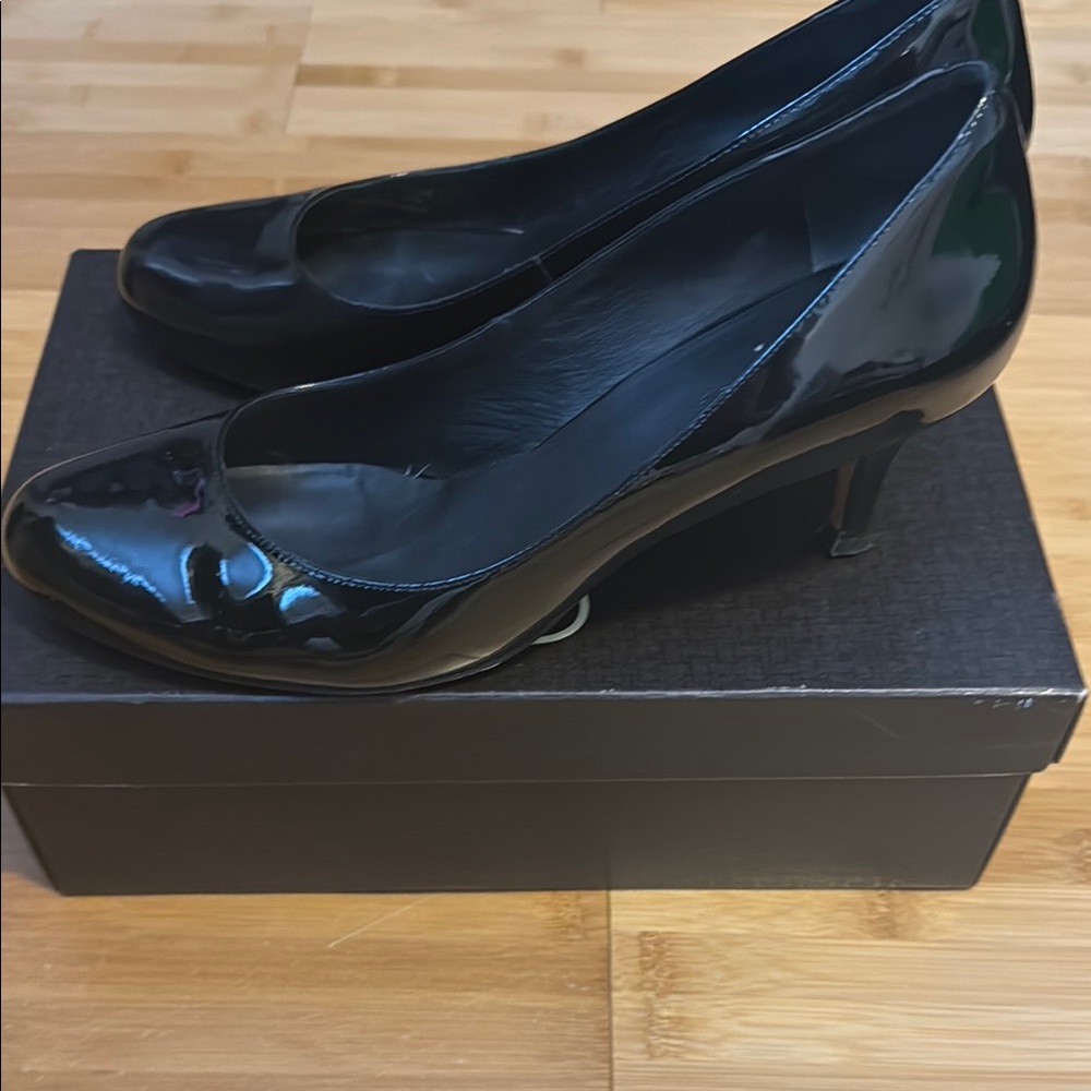 Black Patent Leather Heels